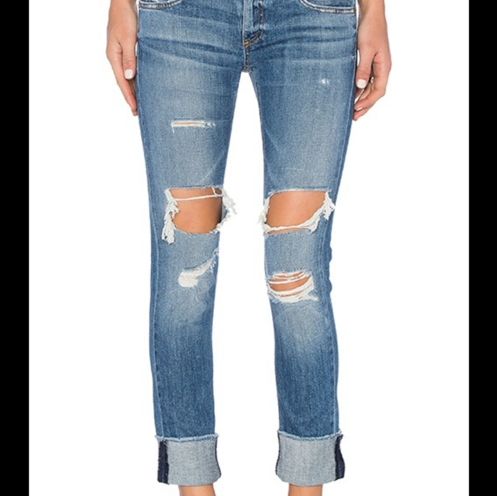 Rag & Bone Distressed Jeans Size 27
